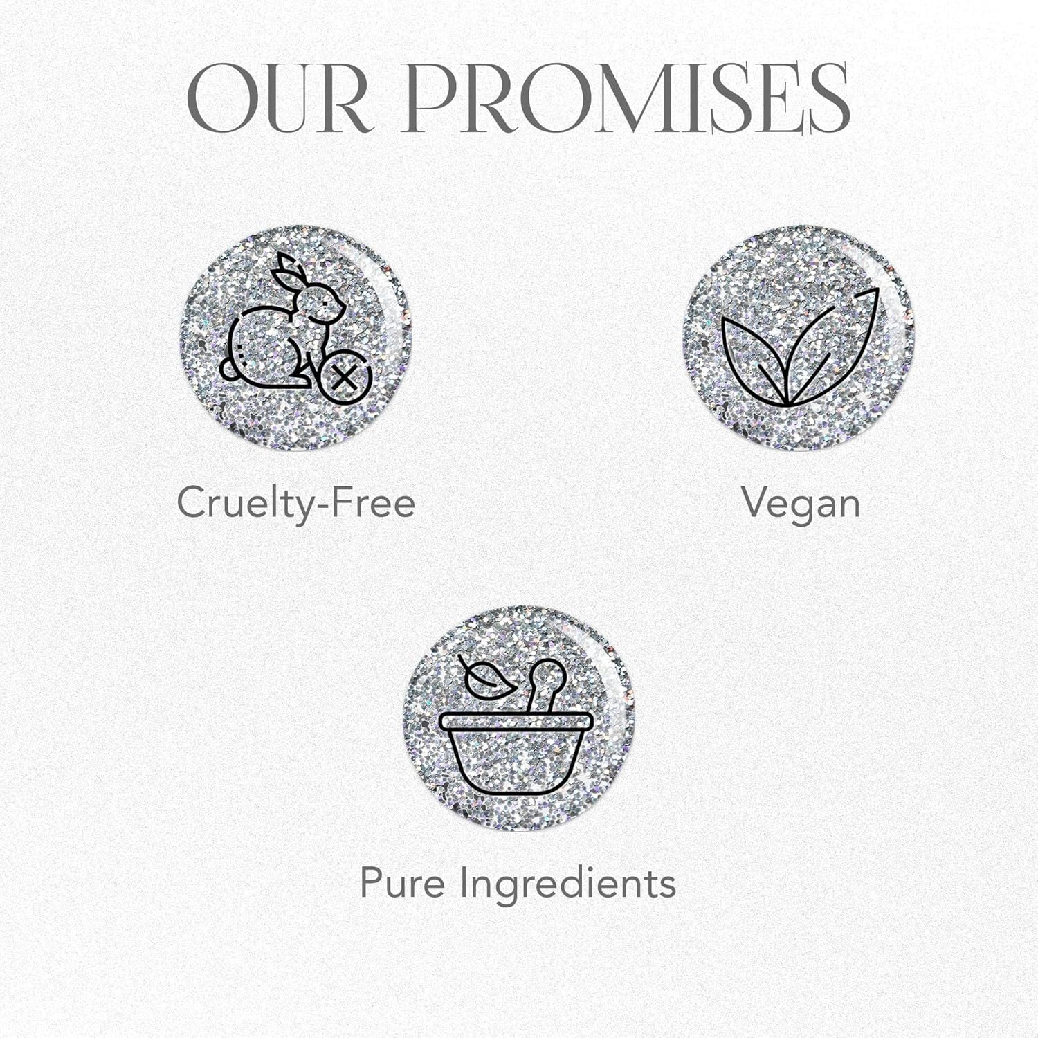 OG Beauty Silver Moonlight Starlet Glitter Nail Paint (10 ML / 1 Pc)