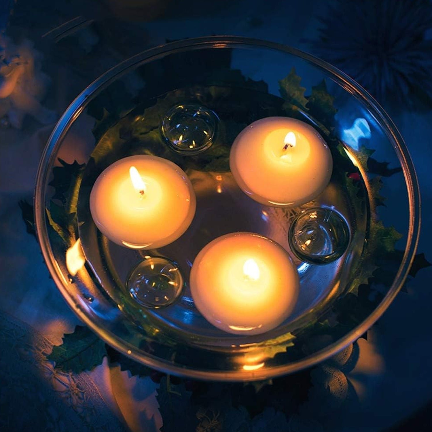 Floating Candle Holder (1 Pc): Romantic Ambiance, Table Decor, Diwali