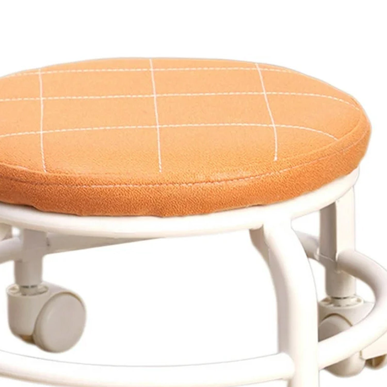Roller Seat Stool Low Height Rolling Plastic Stool Multifunctional (1 Pc)