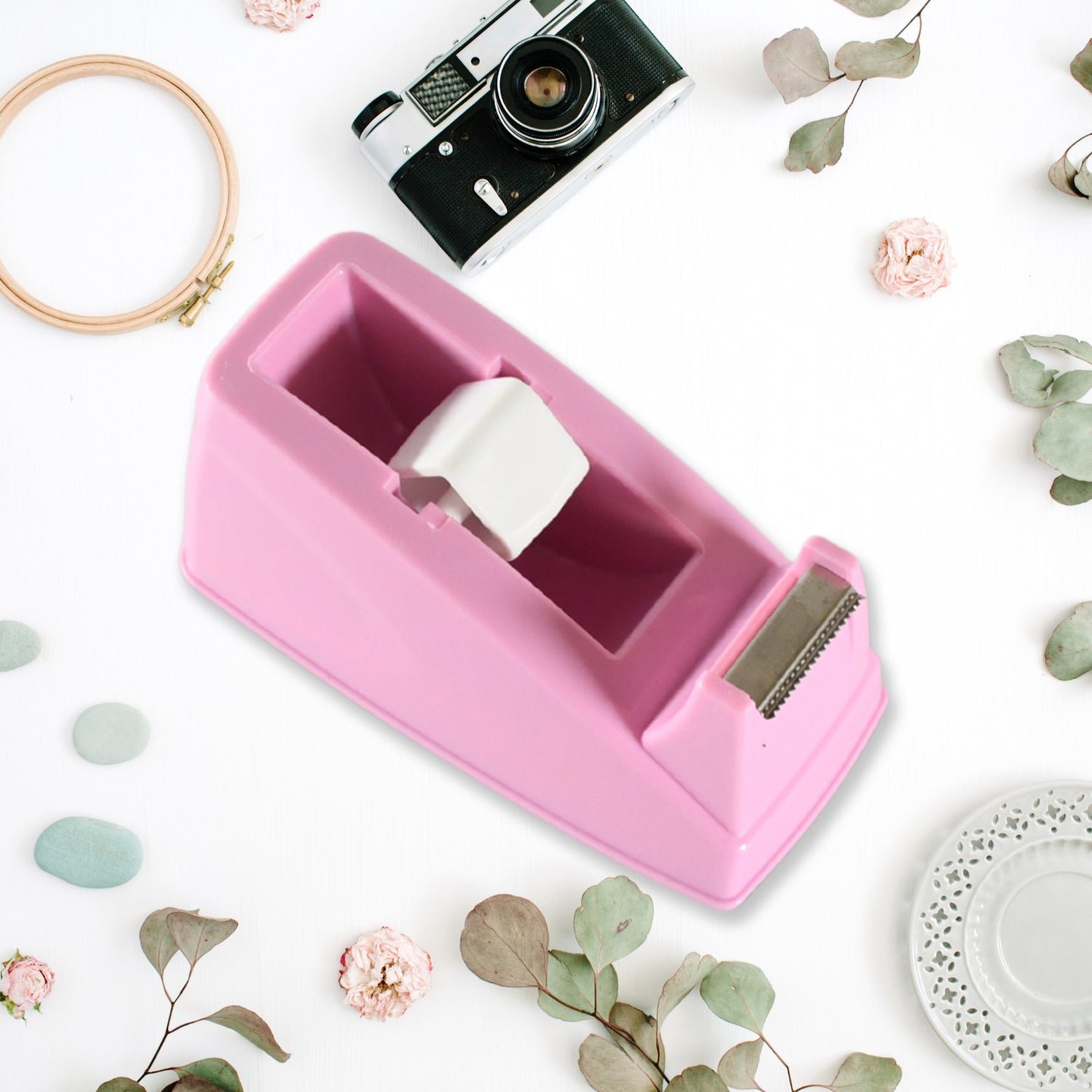 Plastic Tape Dispenser Cutter for Home Office use(1 pc / 300 Gm)