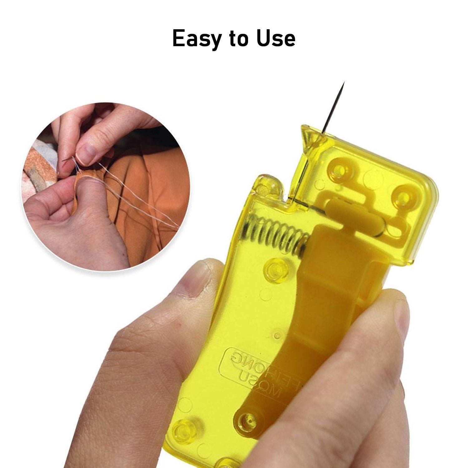 Needle Threader Stylish Comfortable Grip Automatic Threader for Home 1 Pc