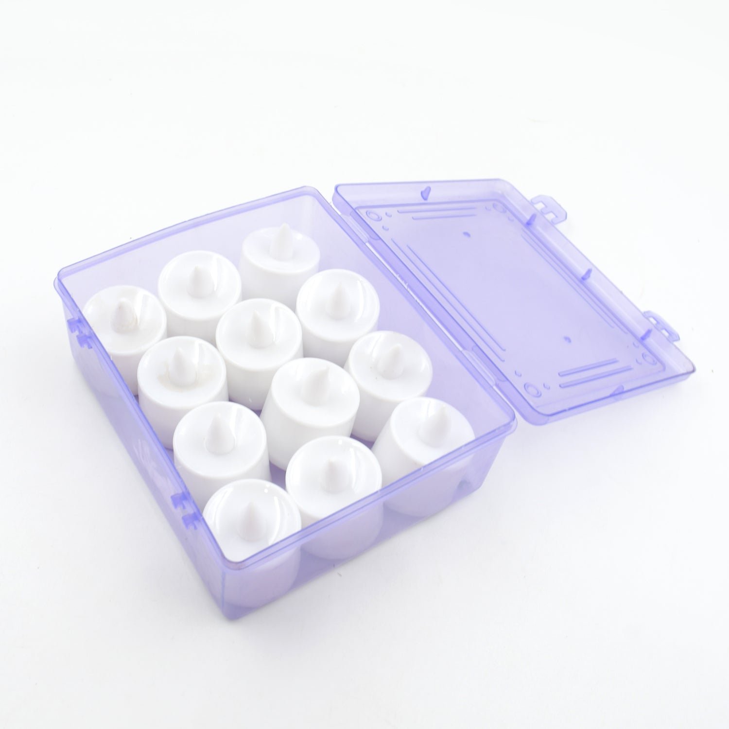 Pink Flameless LED Tealights for Festive Home Decor (Pack of 12)