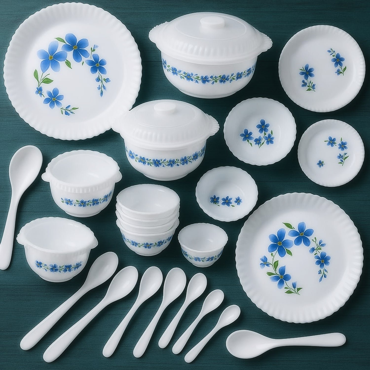 Plastic Premium Dinner Set (36 Pc)