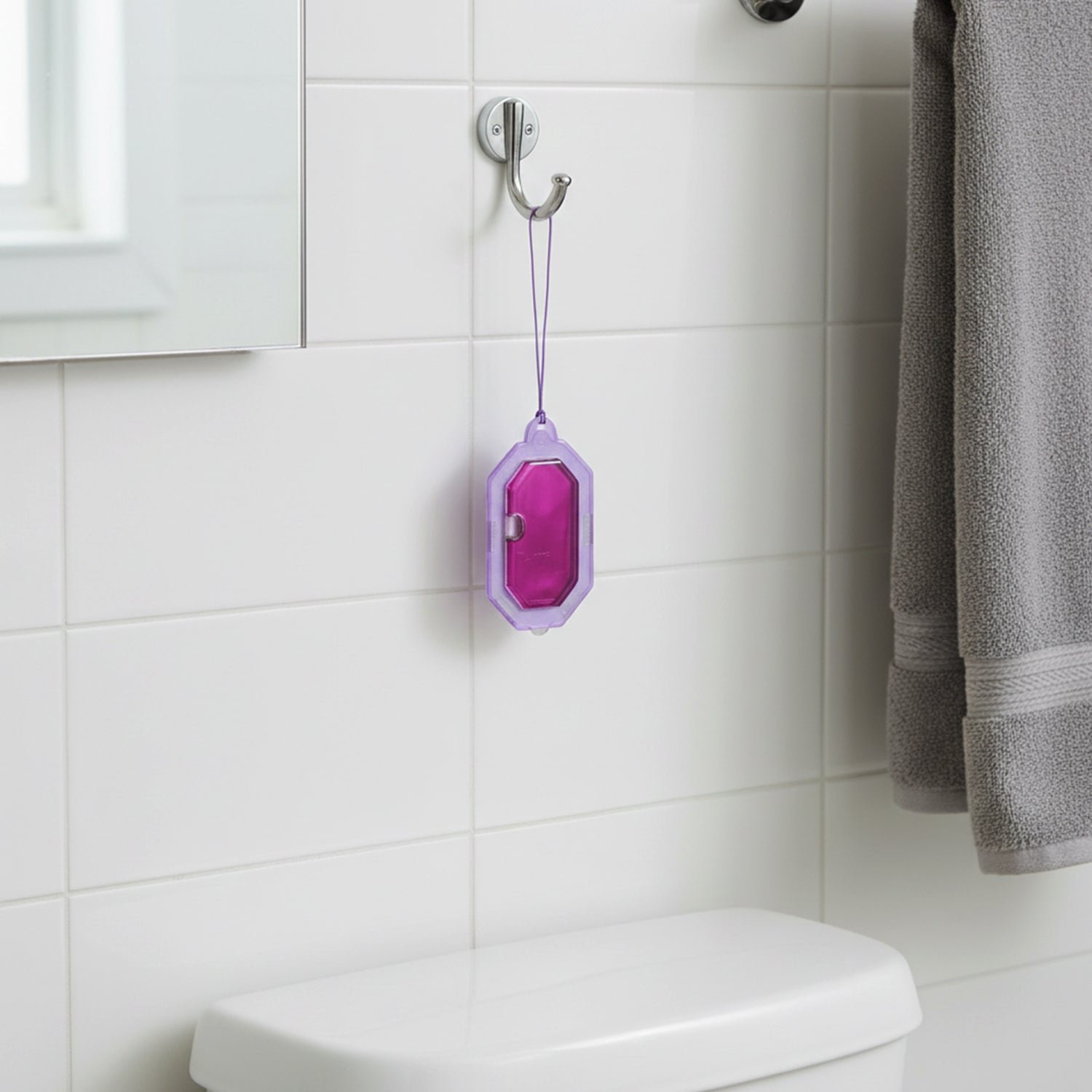 Hanging Bathroom Air Freshener Lavender Gel (1 Pc, 9.5gm)