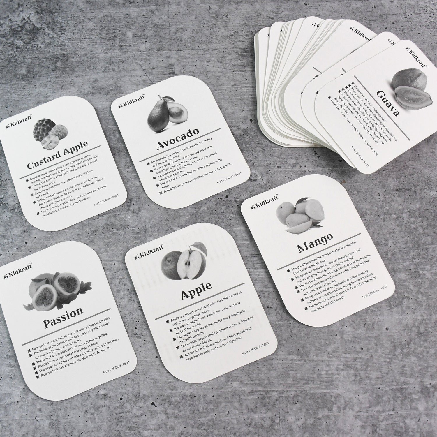 KidKraft Early Learner Educational Flashcards – 32 pcs