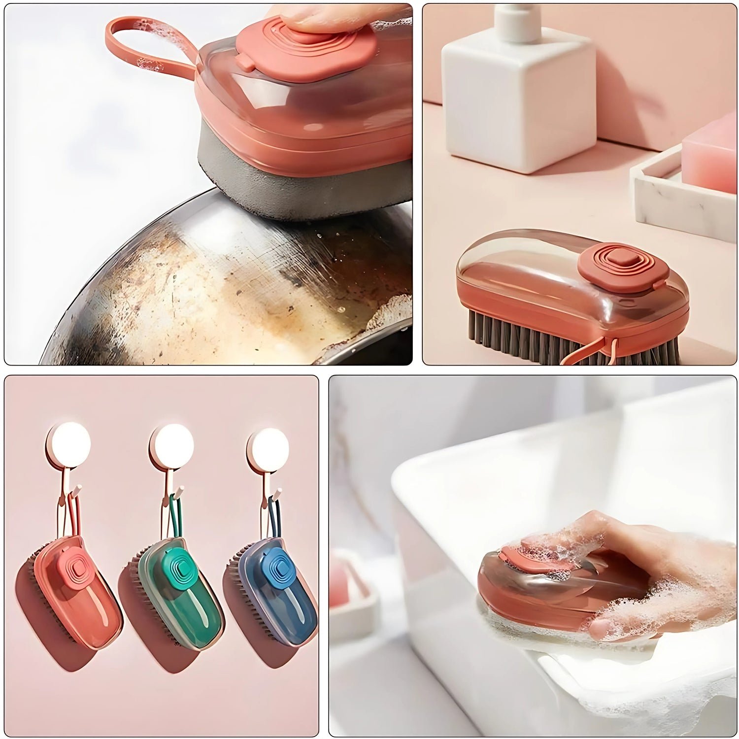 Multipurpose Hydraulic Cleaning Brush Set (3 Pc)