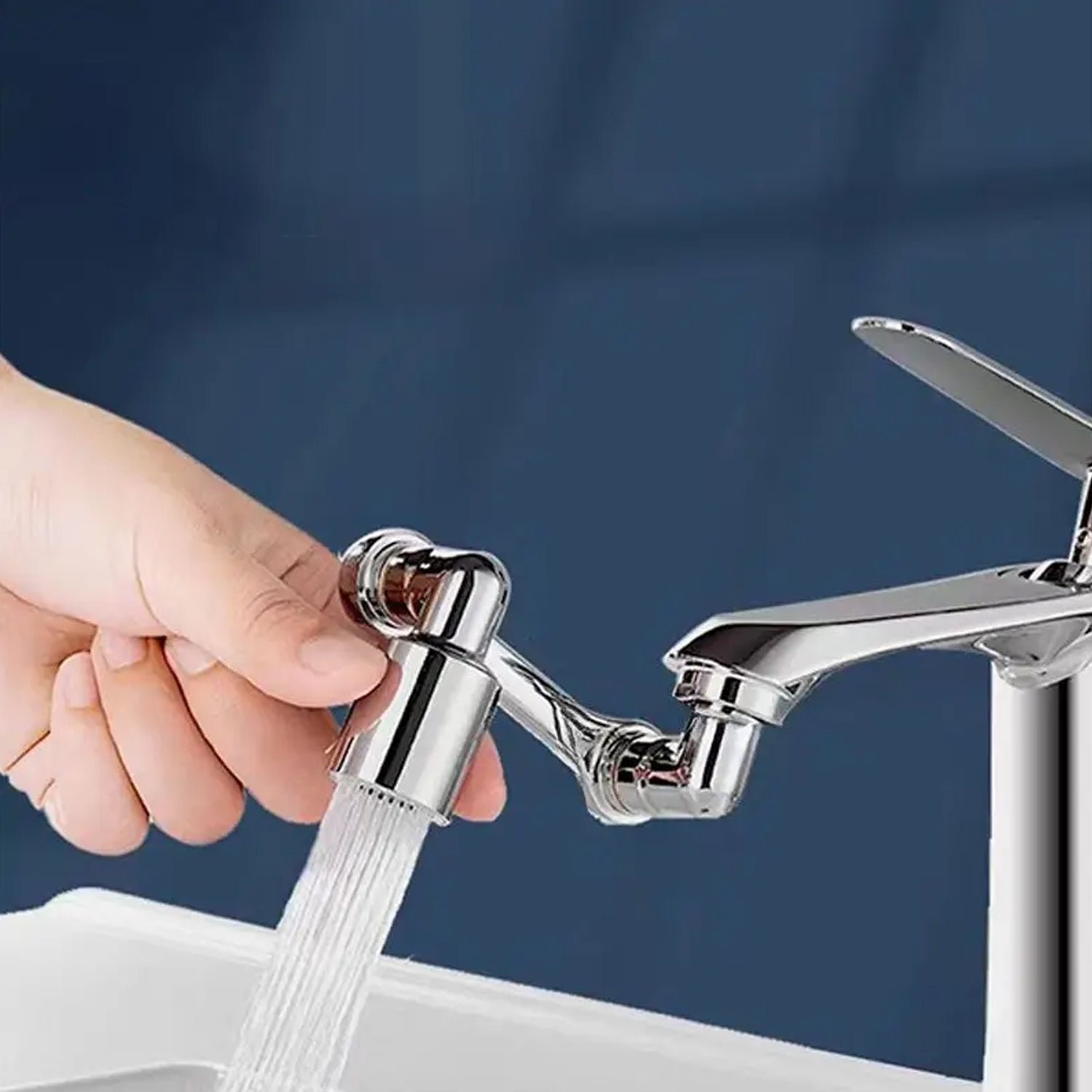 Flexible Faucet Splash Head Extender Aerator, Universal Splash Filter (1 Set)