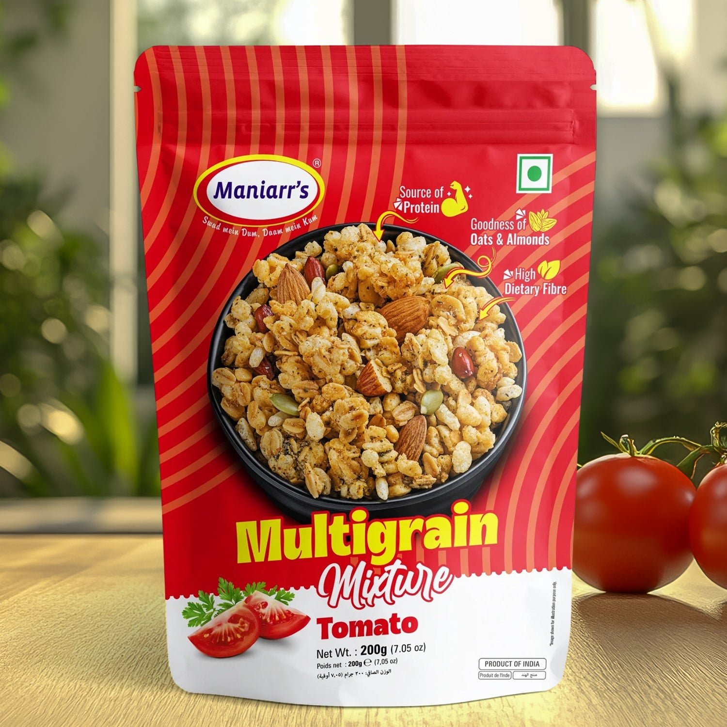 Maniarr's Tomato ROASTED MULTIGRAIN MIXTURE (195 Gm)