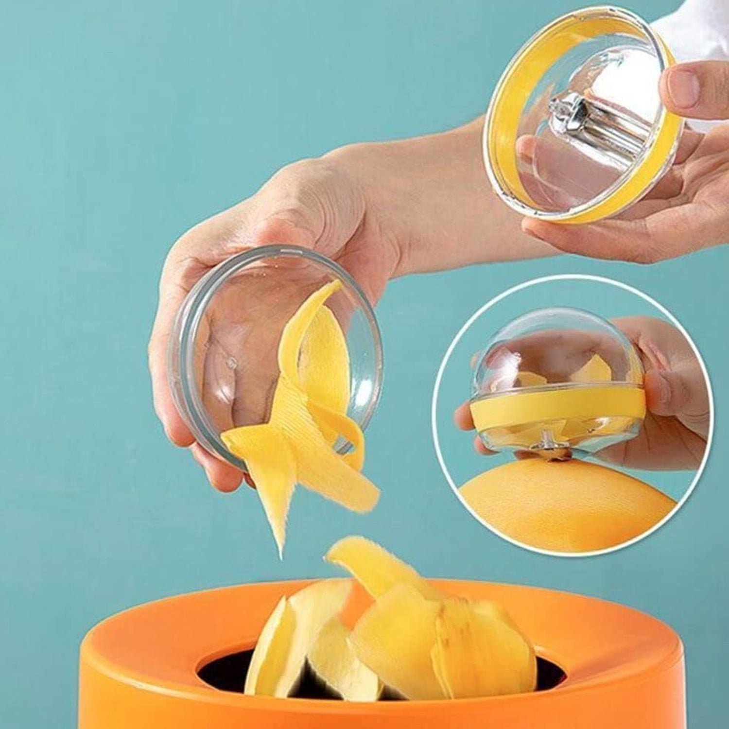 Multifunctional Round Peeler (1 Pc / Mix Color)