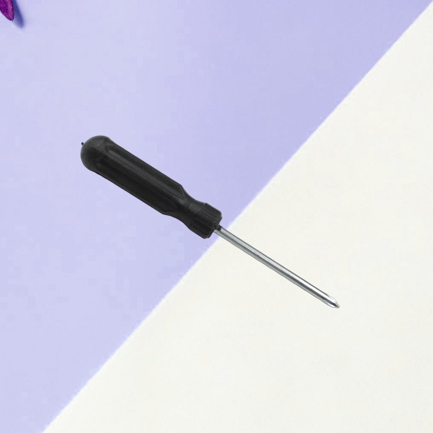 Small Pocket Size Slotted Cross Head Flat Magnetic Screwdriver (1 Pc)