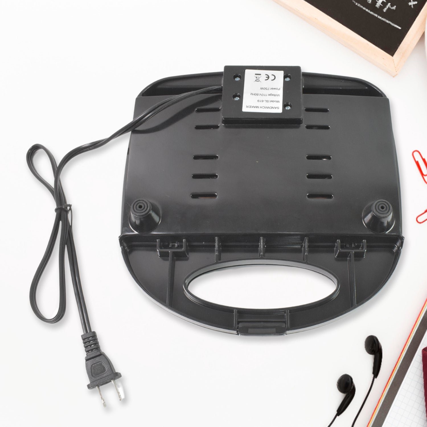 Electric Donut Maker 750W – 6 Cavity(1 Pc / With 2 PIN Plug Converter 1 Pc )