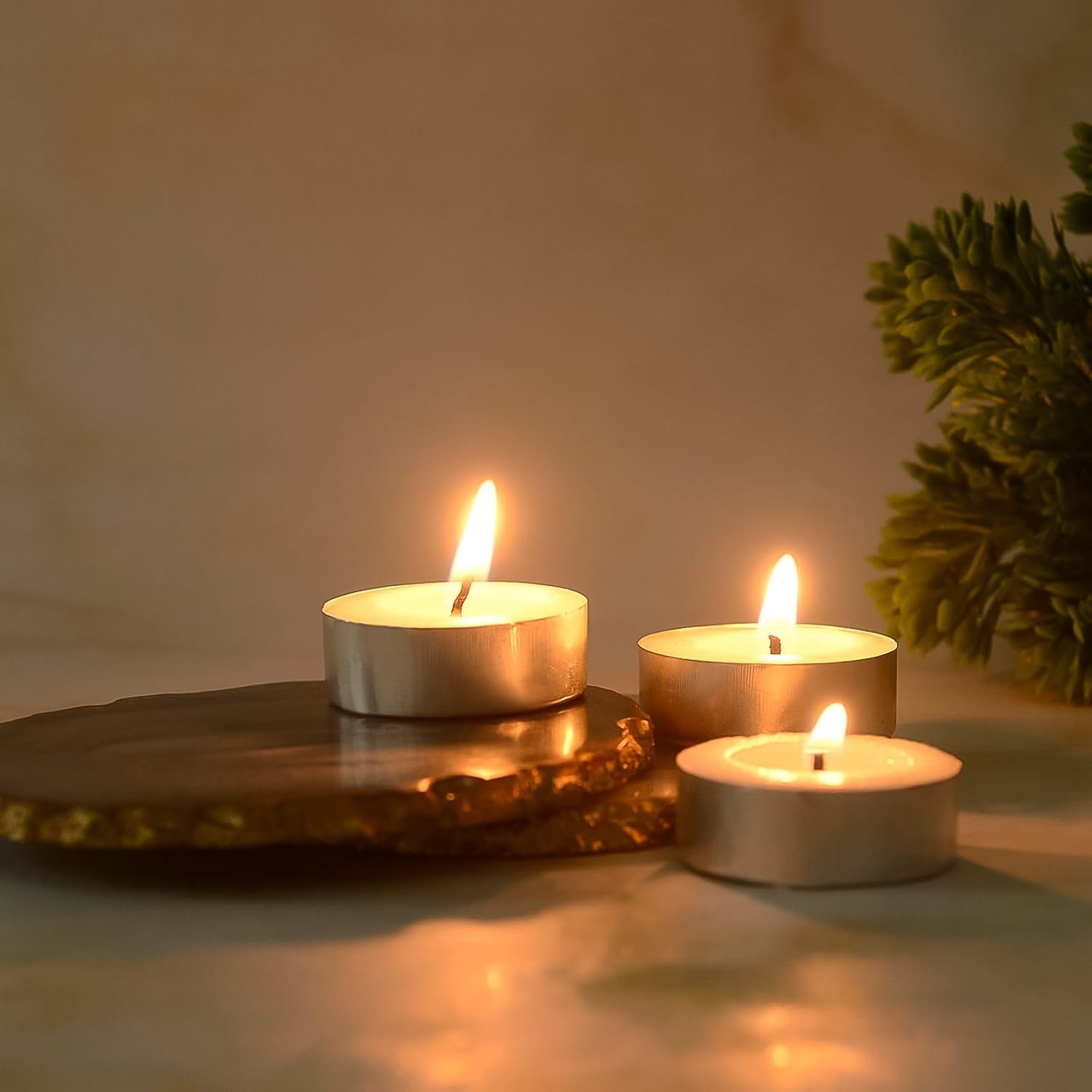 Tealight Candles Set, Smokeless Candles, Diwali (50 Pcs set)