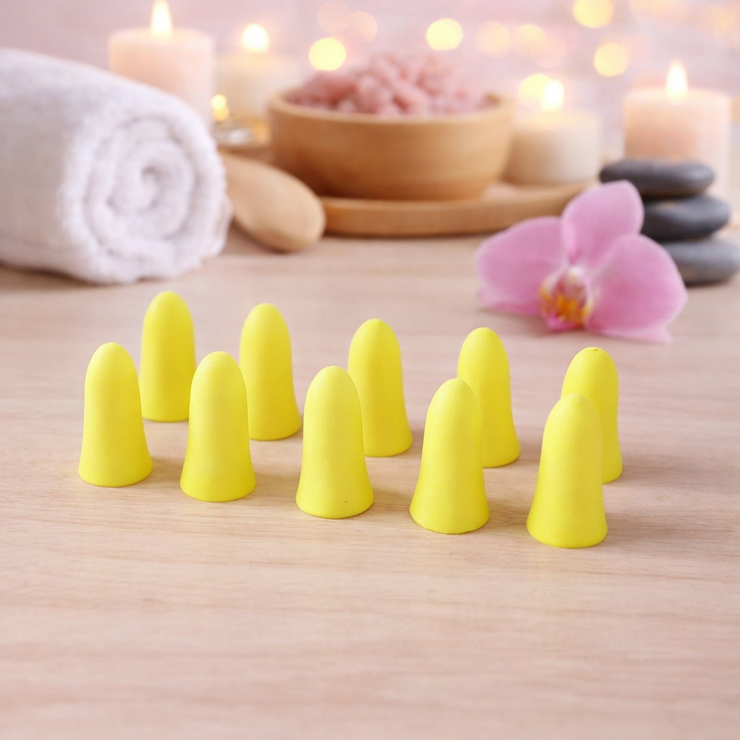 Soft Reusable Foam Ear Plugs with Storage Case (5 Pair)