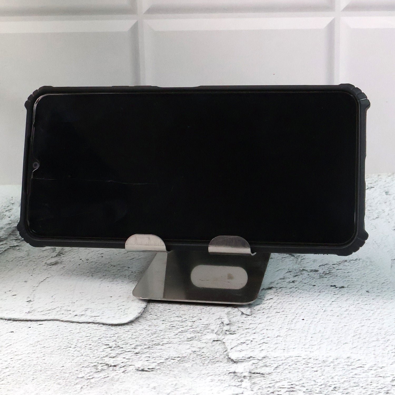 Stainless Steel Universal Mobile & Tablet Stand Holder - (1 Pc)