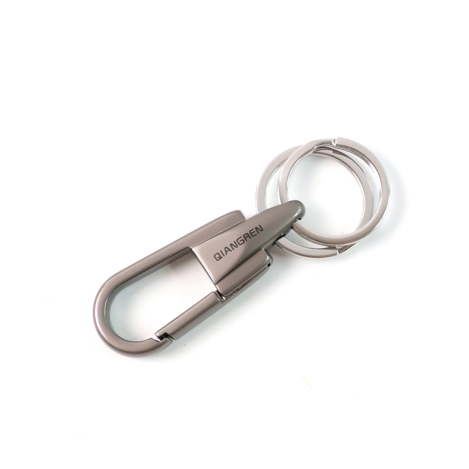 Dual-Ring Carabiner Key Holder - (1 Pc)