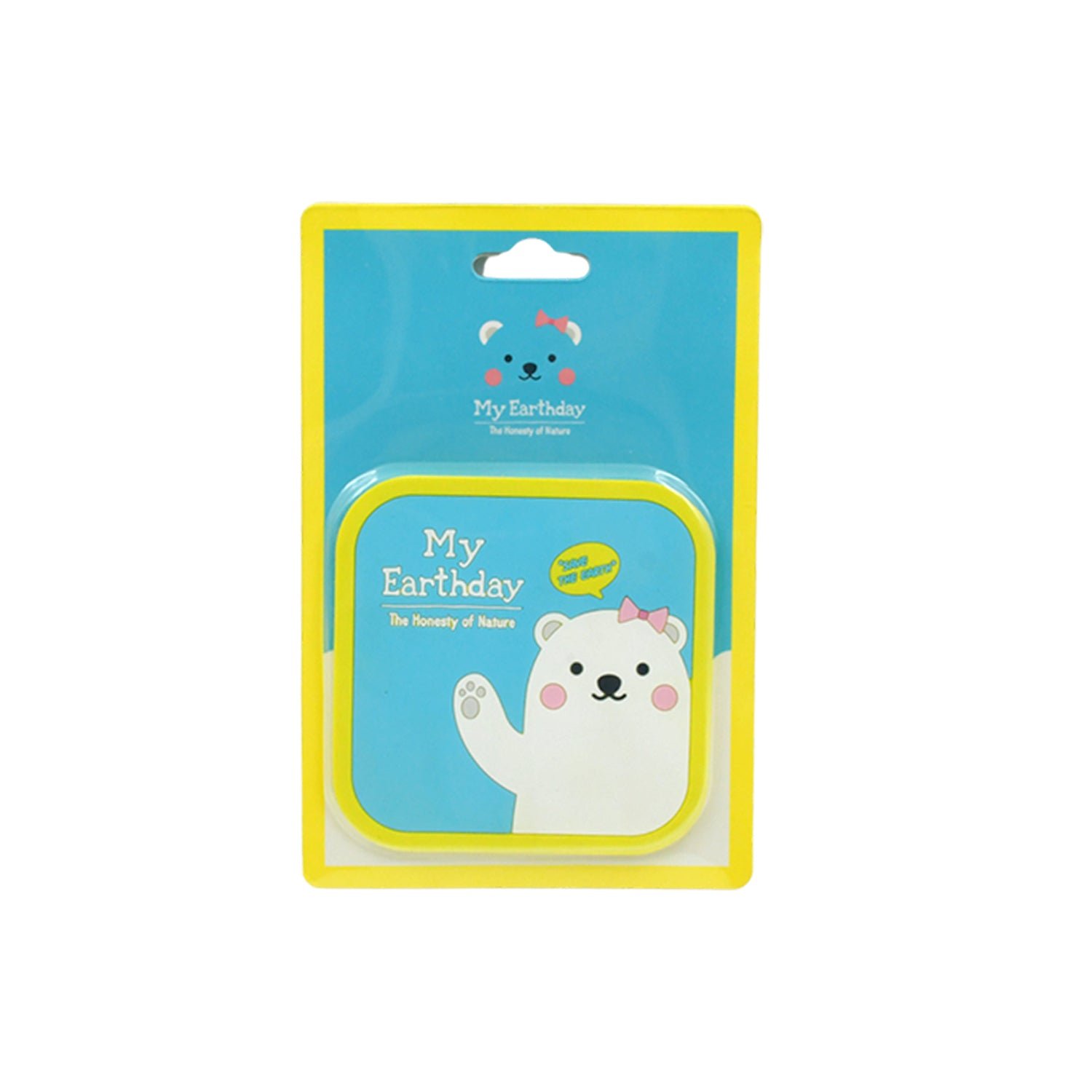 Non Slip Square Cartoon Silicone Coasters for Tea Coffee Cups Mugs  1 Pc