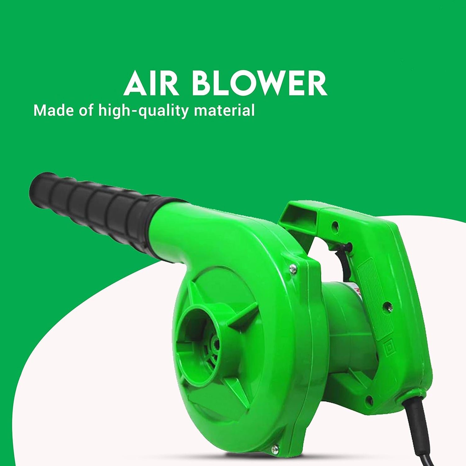650V Blower Rifel Range Portable Air Blower – 350W, 2.3m³/min, 13000 RPM, Green