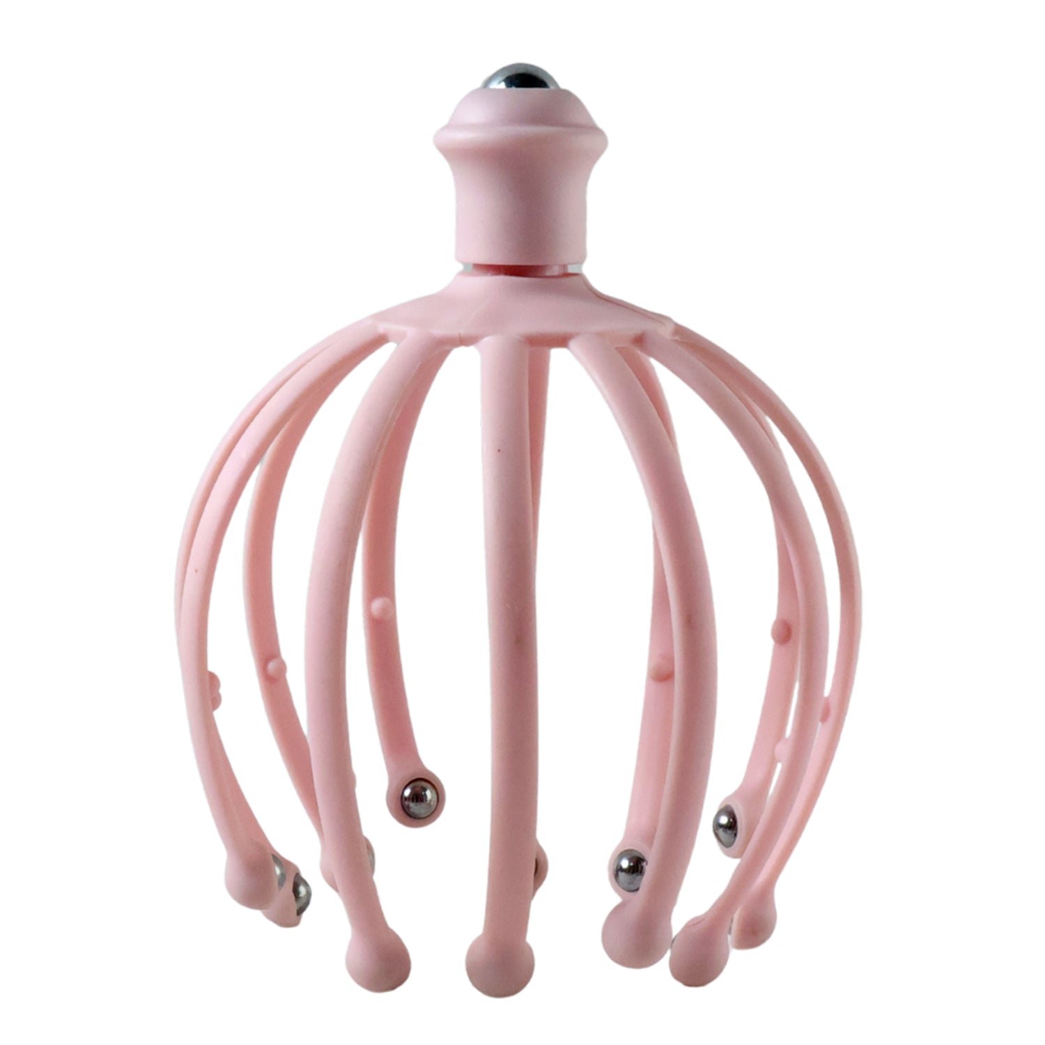 Manual Head Scalp Massager with Rolling Ball Tips (1 Pc)