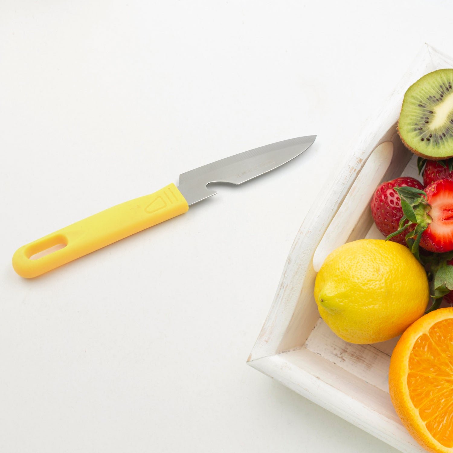 Stainless Steel Knife for Kitchen Use with Non-Slip Handle and Blade Cover 1 Pc