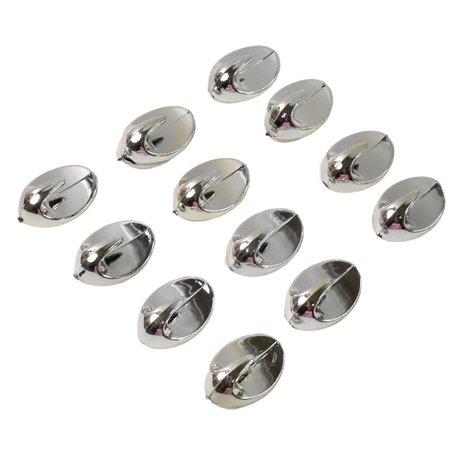 Plastic Multipurpose Wall hanging hook (12 Pcs Set / Mix Design)