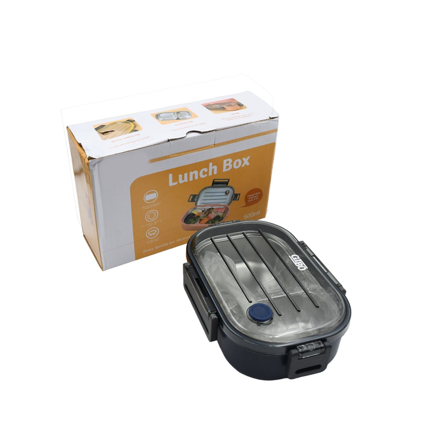 304 Stainless Steel Thermal Lunch Box (500ML)