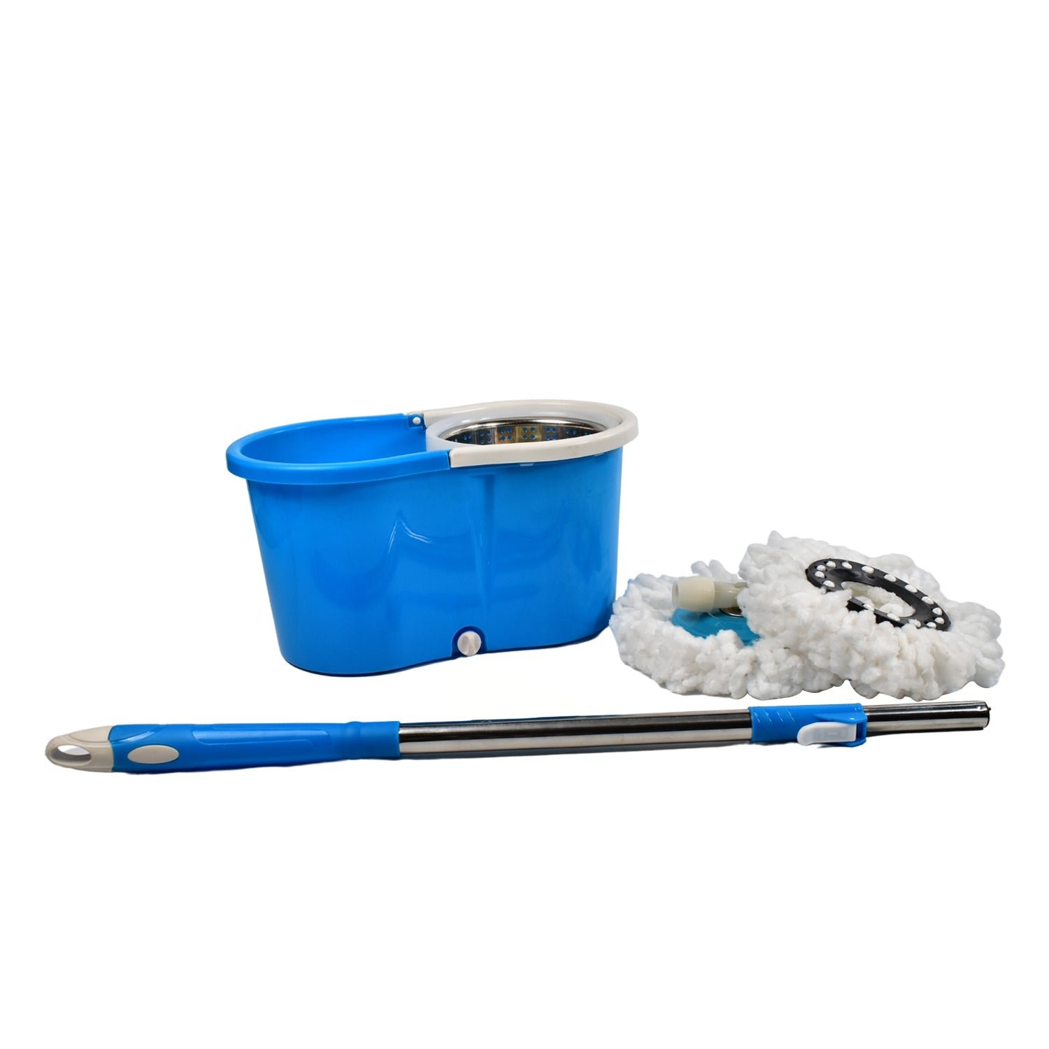 Spin Floor Cleaning Easy Advance Tech Bucket Mop with 2 Microfiber Refill