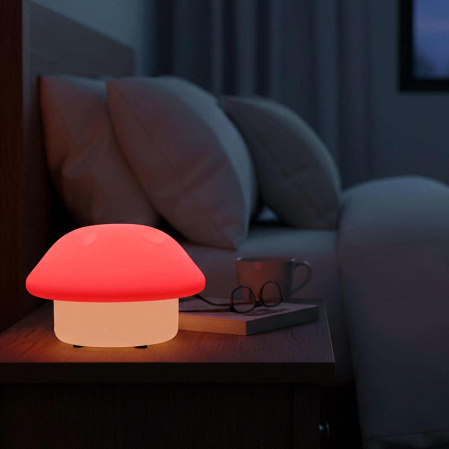 Mushroom Shaped LED Night Light (1 Pc, Mix Color)