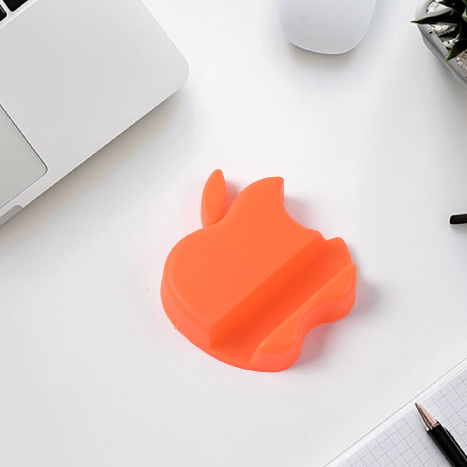Apple-Shaped Plastic Mobile Phone Holder (1 pc & mix color)