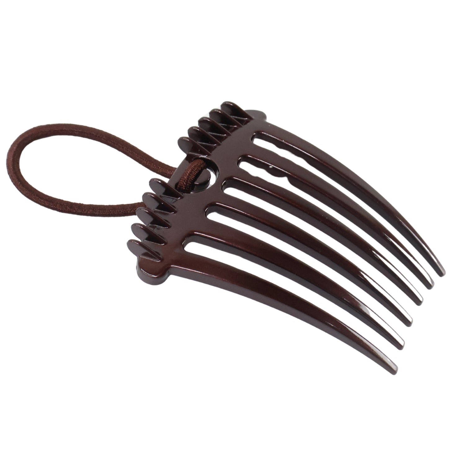 Ponytail Comb with Elastic Loop - (1 Pc)