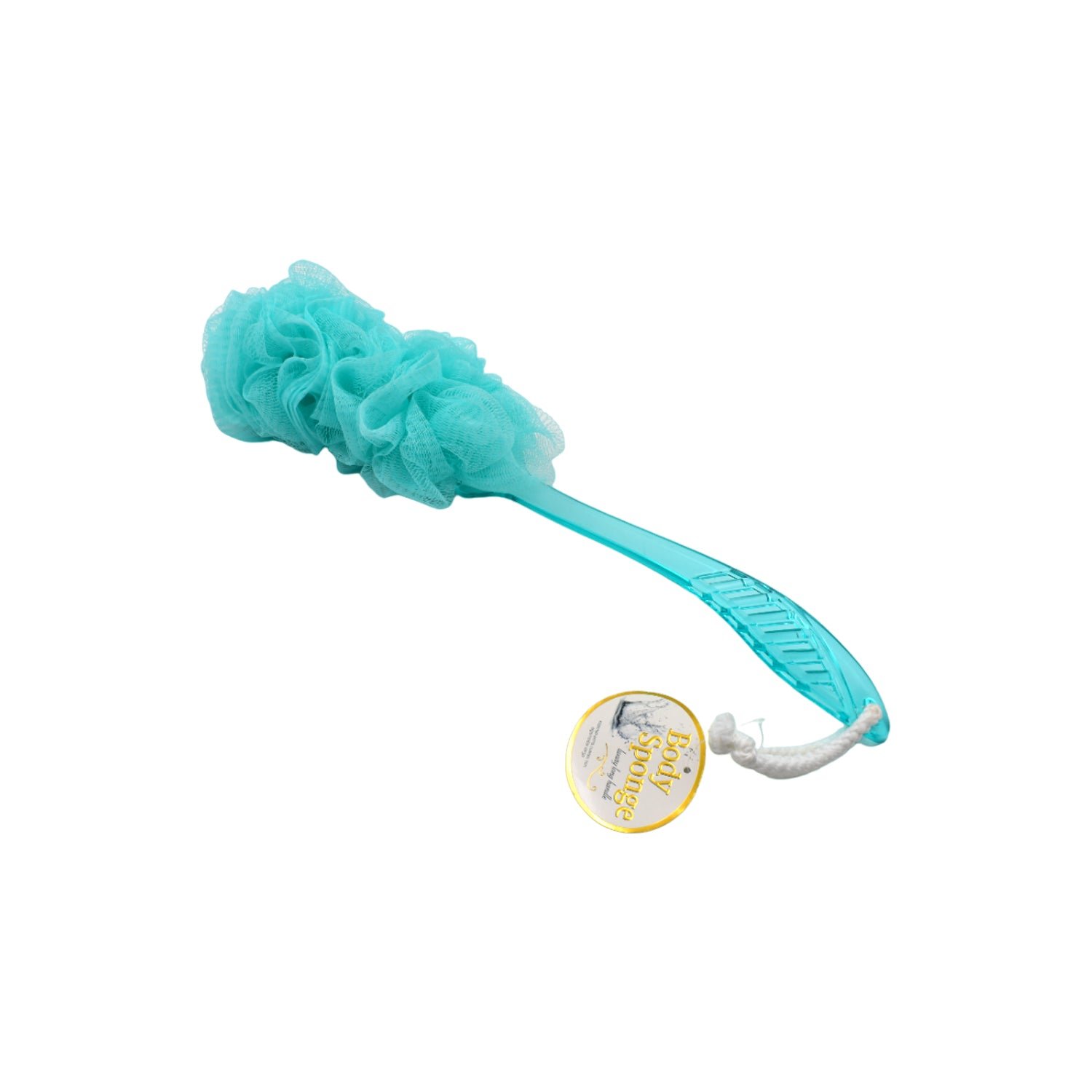 Loofah Back Scrubber with Long Handle, Soft Nylon Mesh Bath Brush (45 Cm)