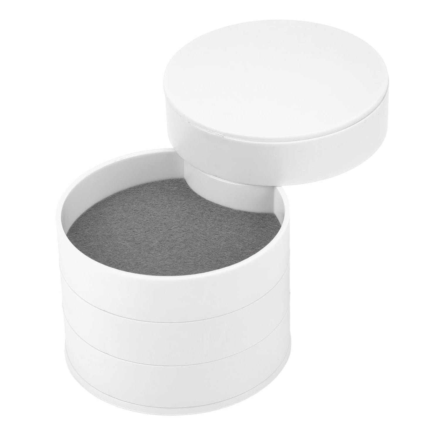 4 Layers Jewellery Box 360 Degree Rotating Jewelry  Organizer with Mirror Storage