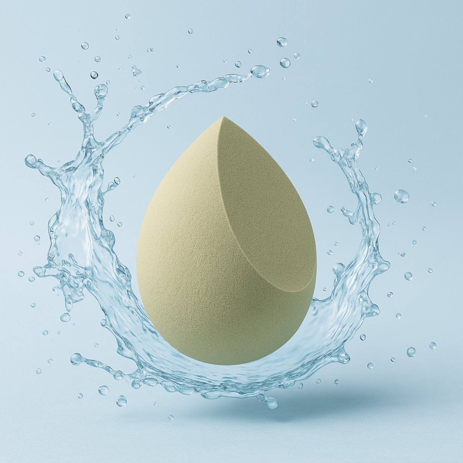 Makeup Sponge blending liquid Foundations, Powders, and Creams (Multicolor / 1 Pc)