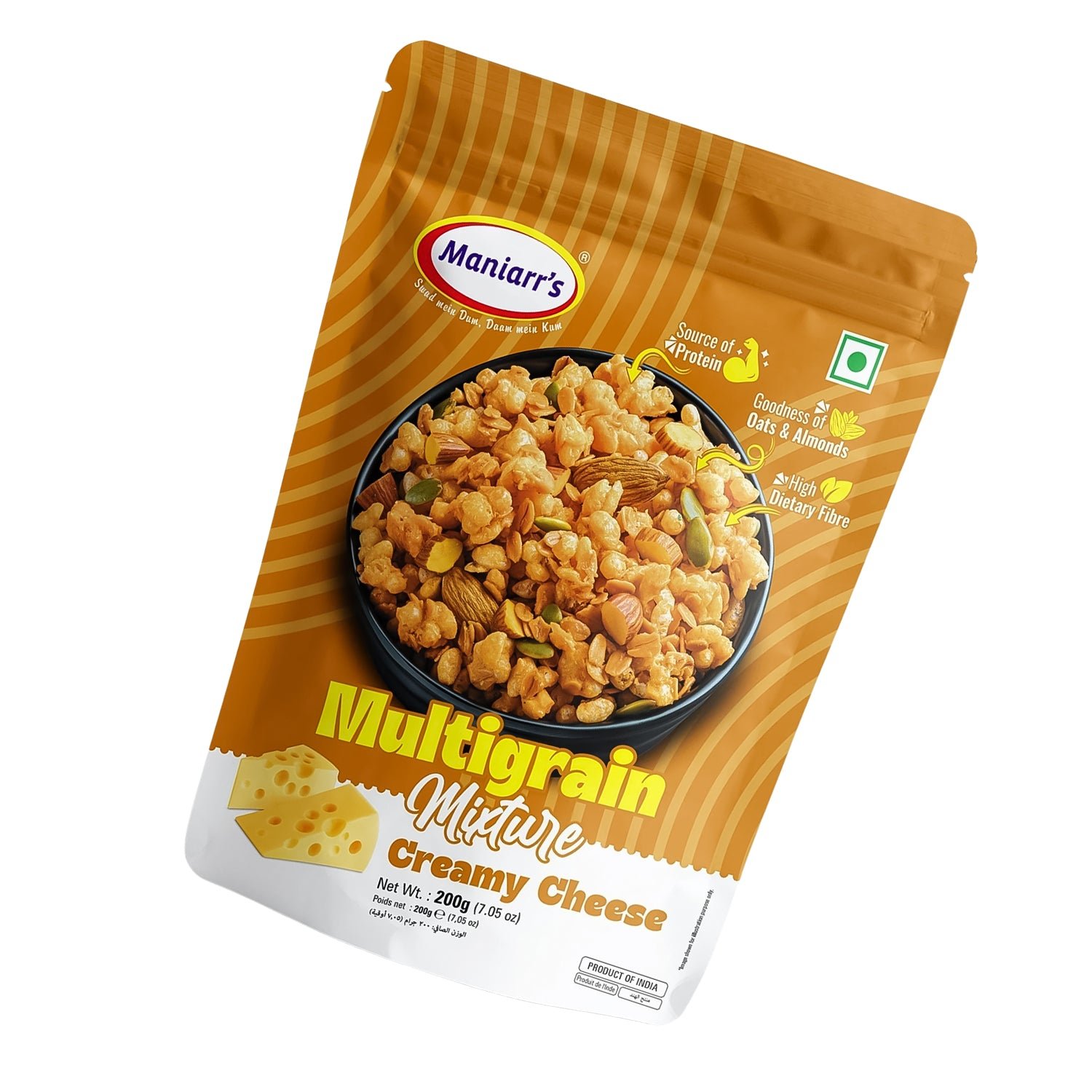 Maniarr's Creamy Cheese ROASTED MULTIGRAIN MIXTURE (195 Gm)