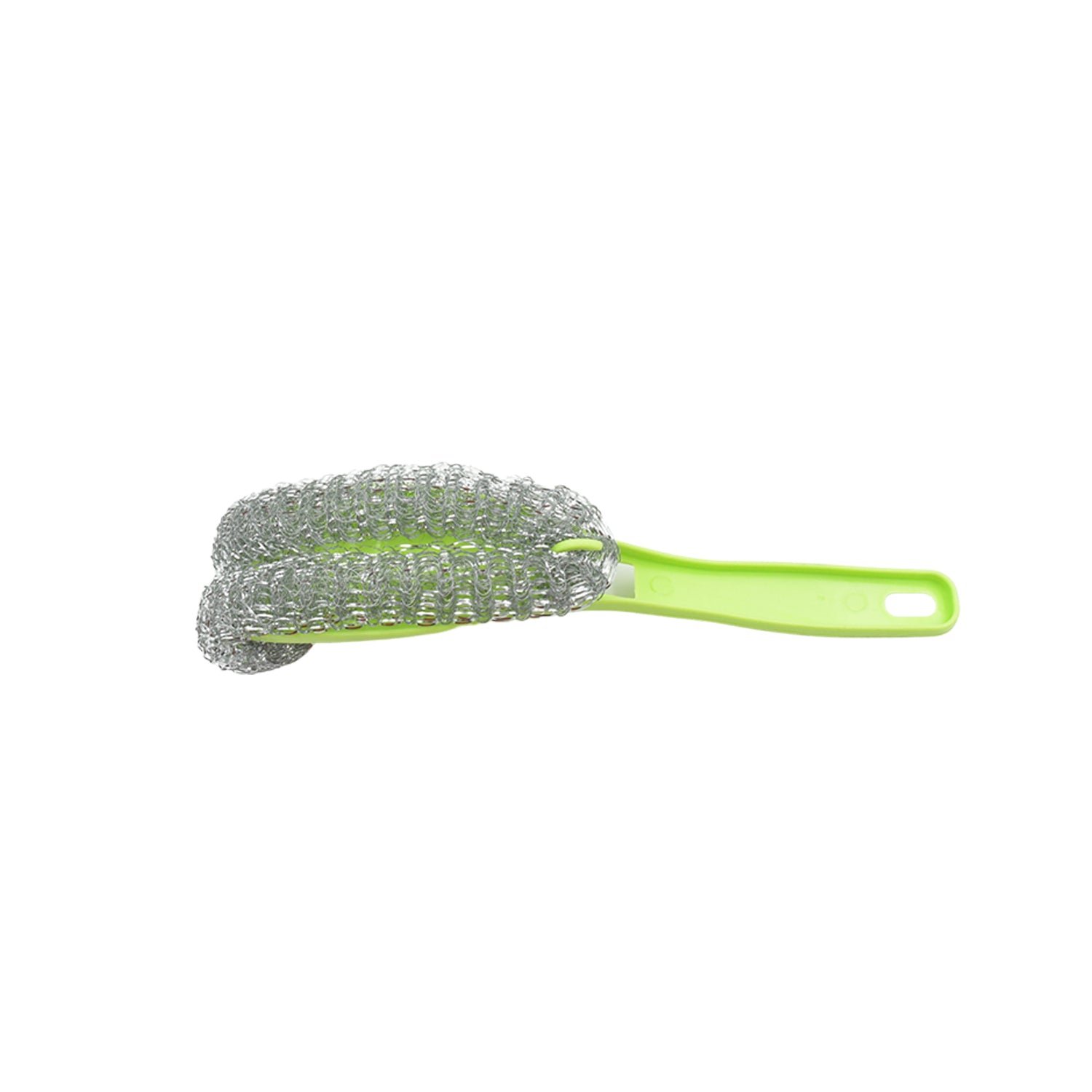 Wire Kitchen Washing Brush Set – Plastic & Bend Handle Brush (Set of 2)