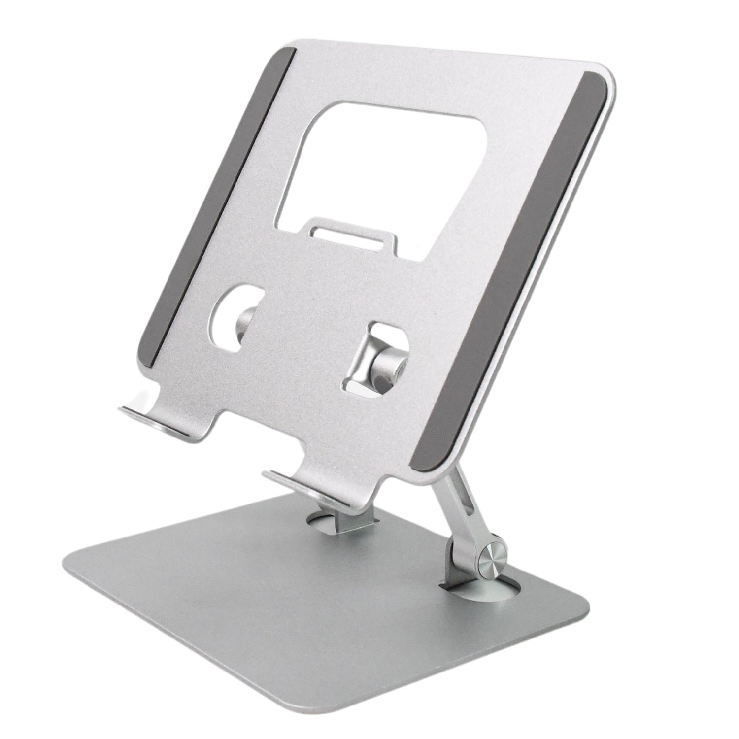 Tablet Stand Metal Alloy Adjustable Bracket, Ergonomic Foldable Metal Tablet Holder