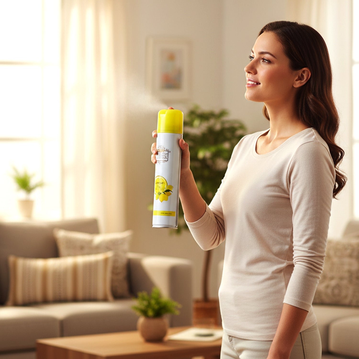 Next Premium English Leather Lemon Air Freshener Spray 220 ML