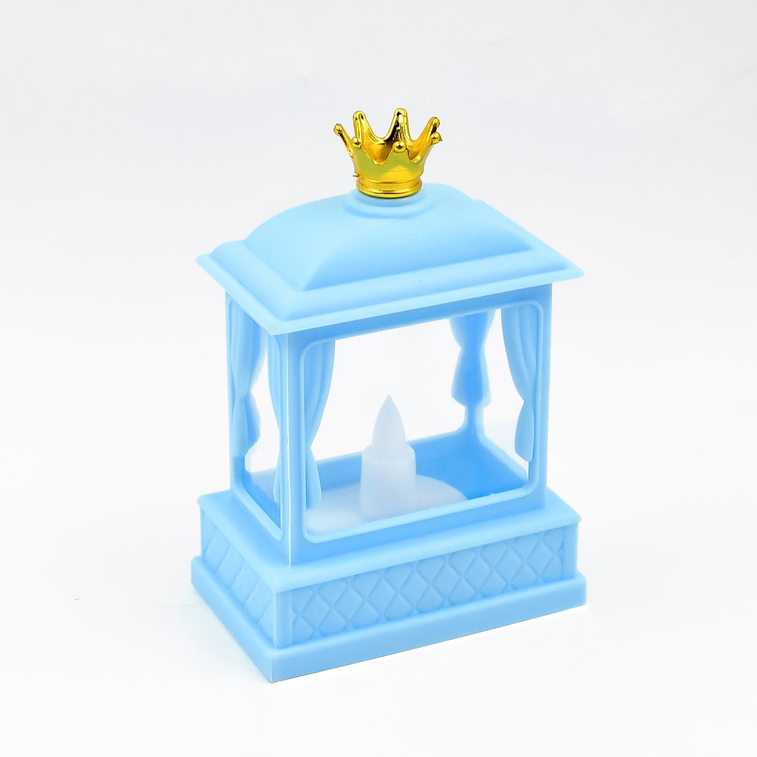 Acrylic Battery Operated Mini Square LED Lantern, Diwali (1Pc)