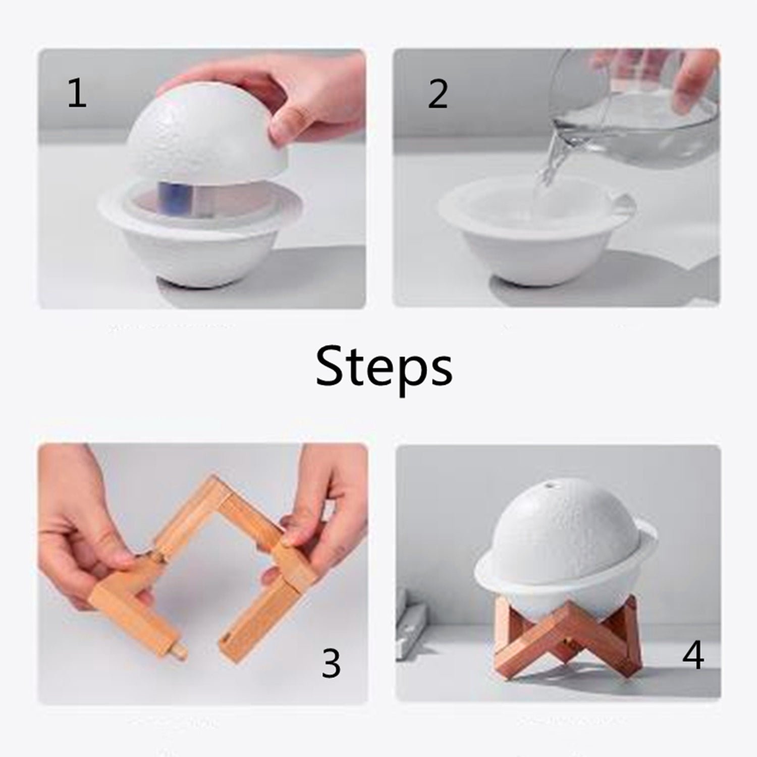 Planet Light Humidifier used as a humid controller in rooms