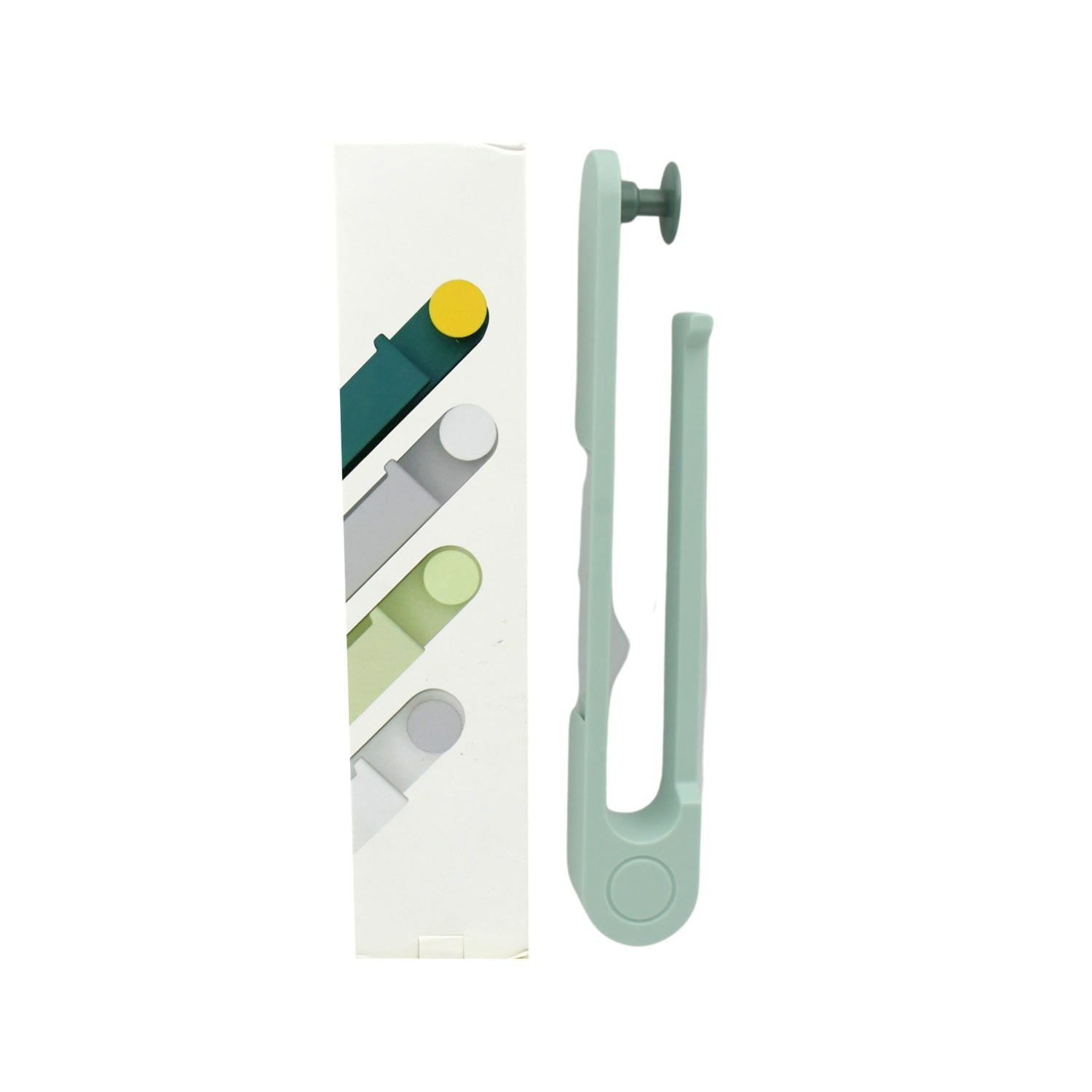 Modern Wall Rack: Round Hook Towel Holder (Durable Plastic, 1 Pc)