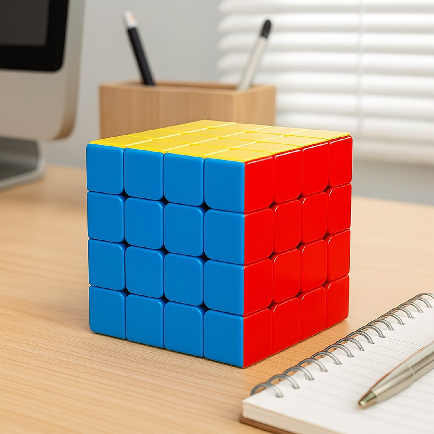 4x4 Magic Speed Cube Puzzle for Kids & Adults (1 Pc)