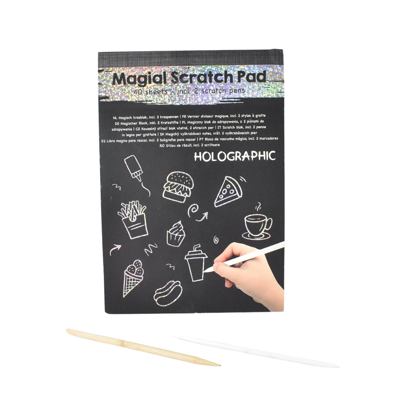 Magical Scratch Art Book For Gifts Girls & Boys (40 Sheet)