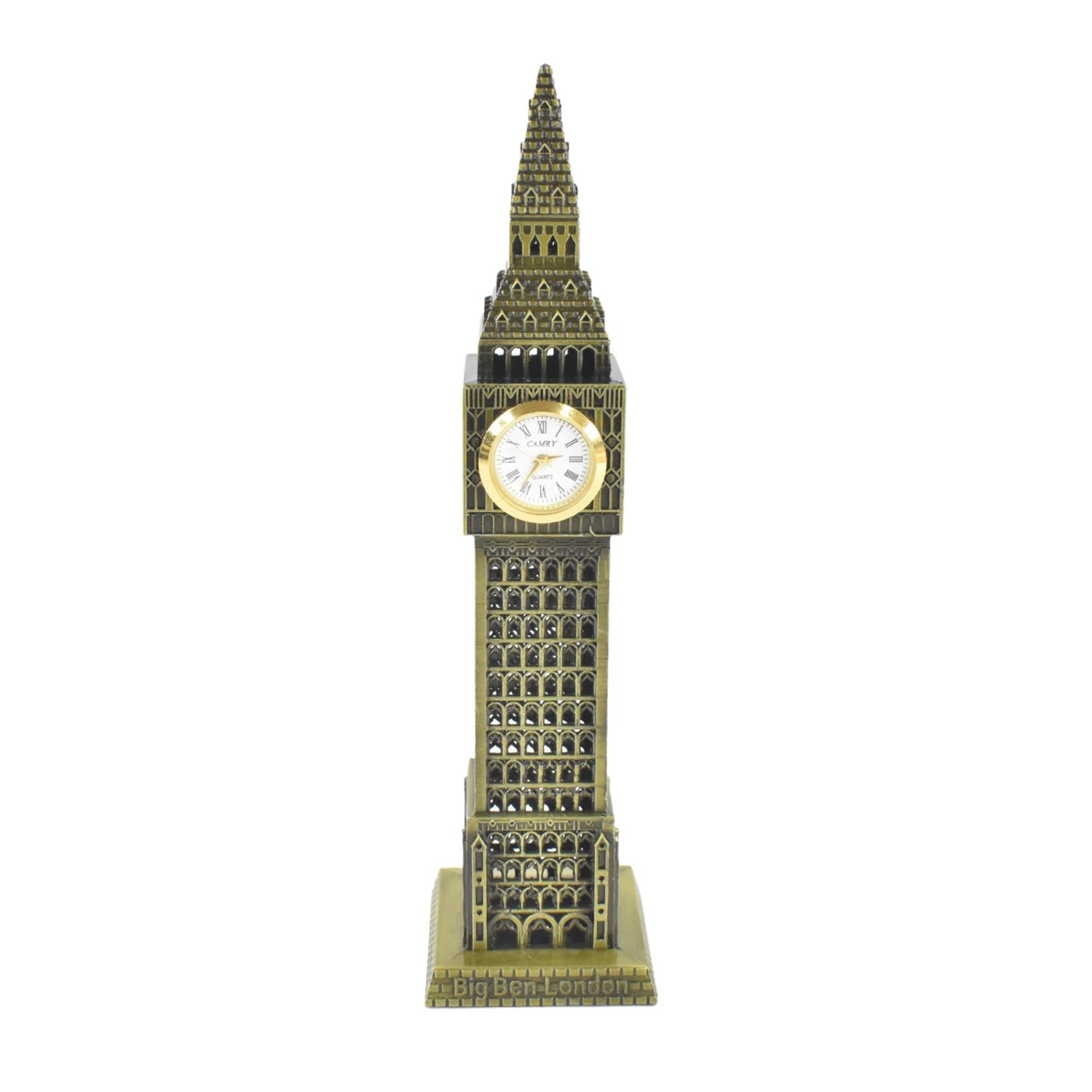 Big Ben London Clock Tower Miniature Metal Statue – Elegant Home Decor Gift