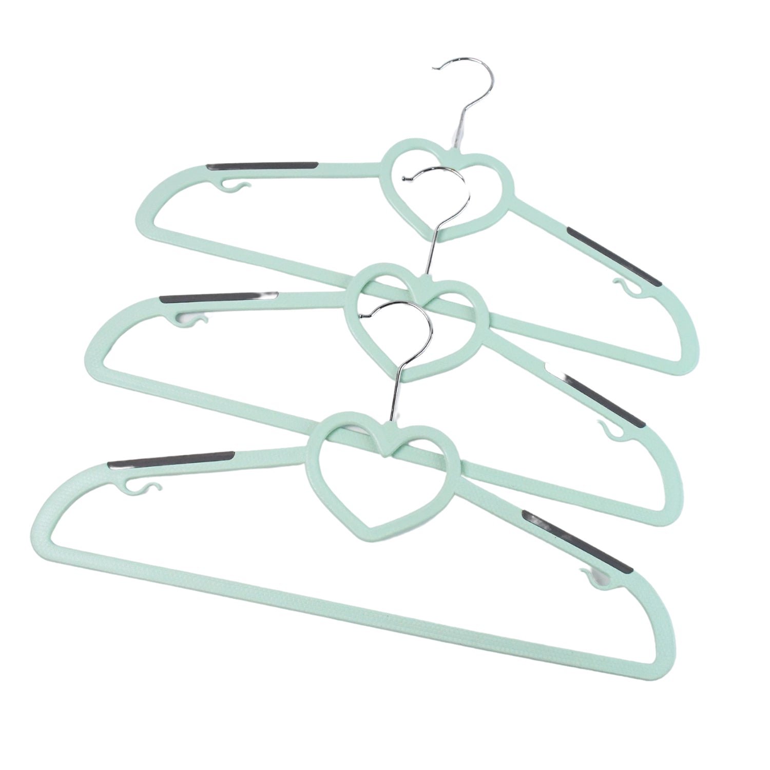 Plastic Clothes Hangers, Slim & Durable Space-Saving Hangers (3 Ps)