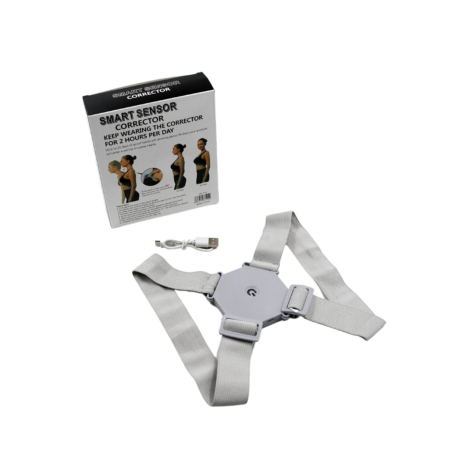 Smart Back Posture Corrector with Vibration Reminder – Shoulder Support (Unisex)