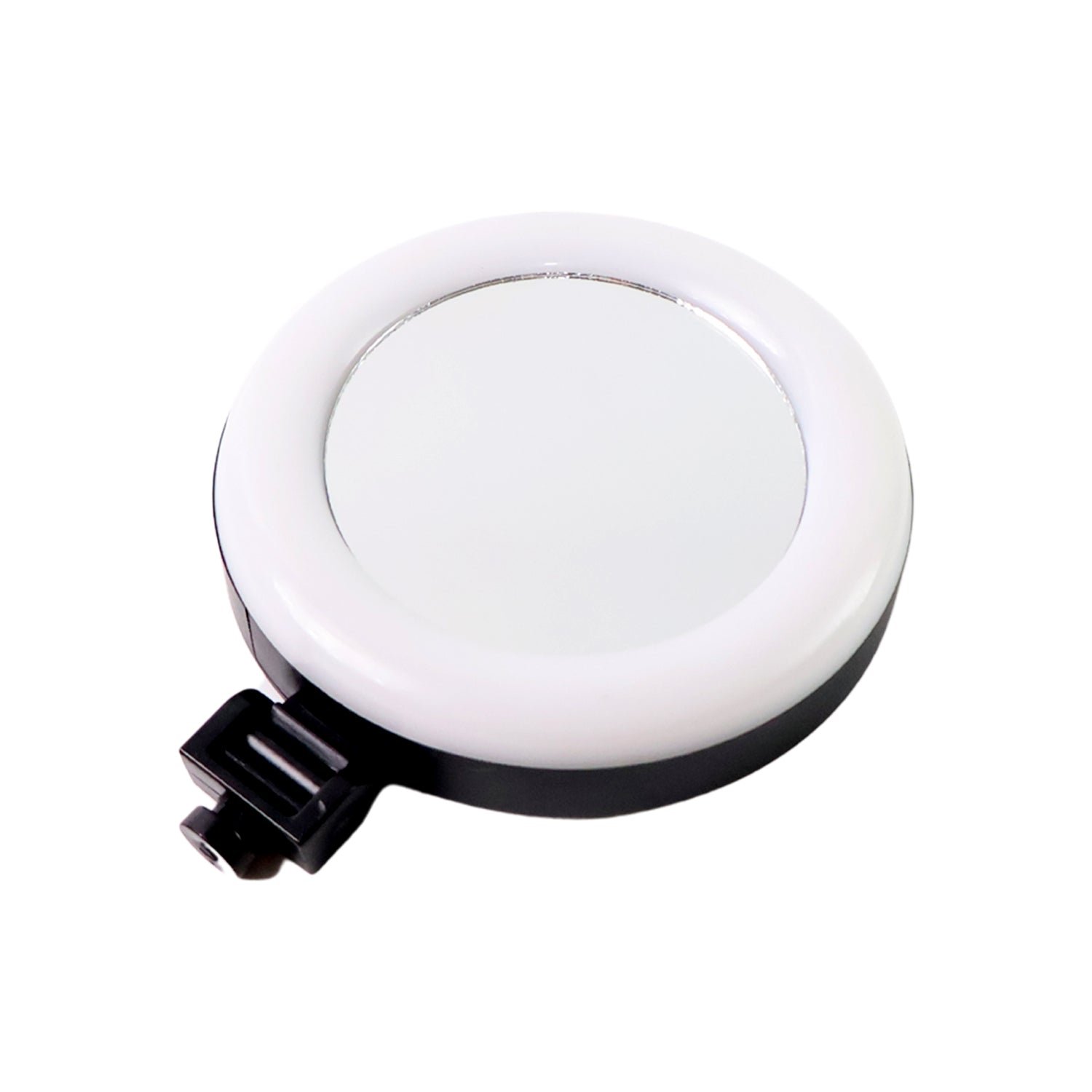 Rechargeable LED Makeup Mirror with Ring Light (1 Pc)