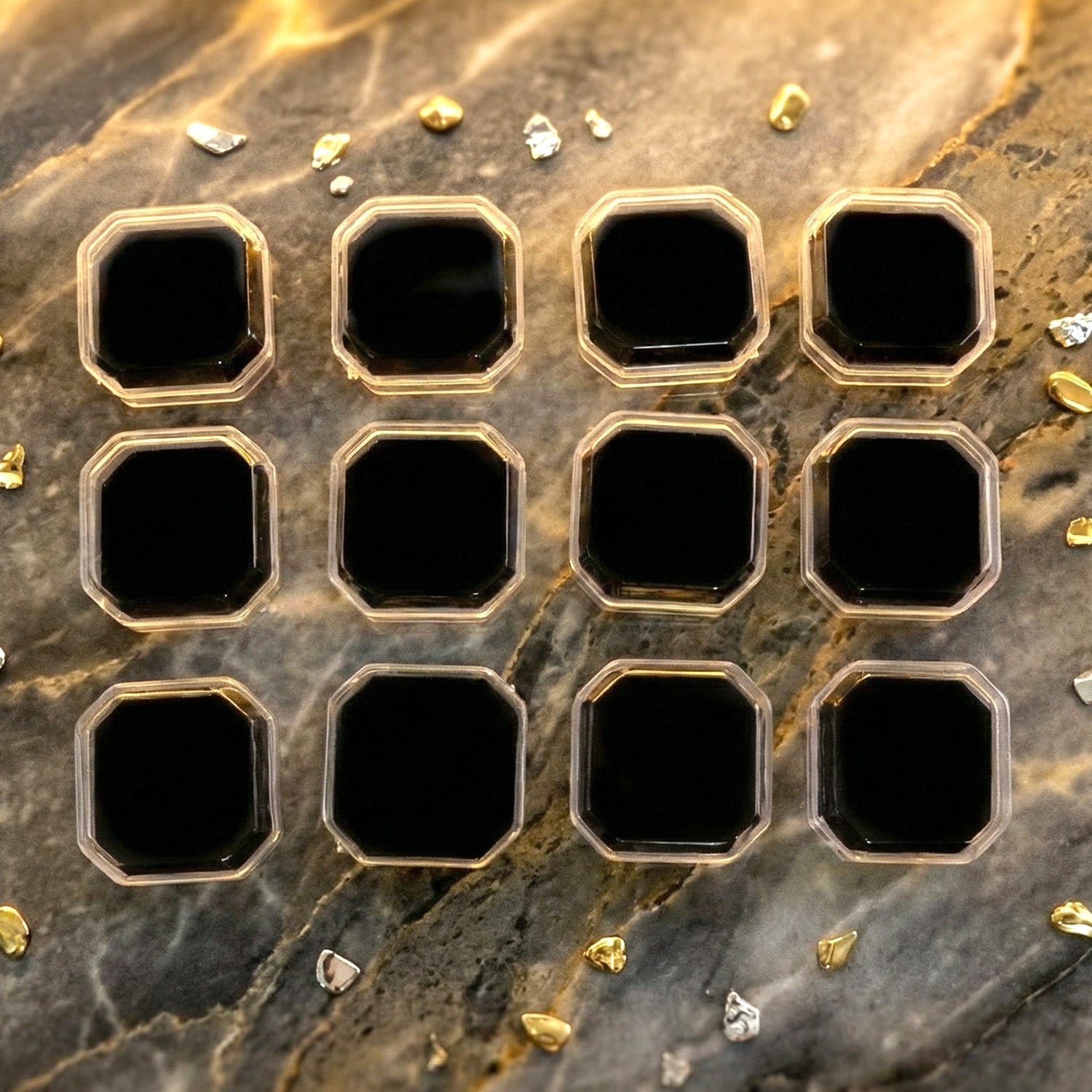 Octagon Jewellery Storage Box for Rings, Earrings & Small Accessories (12 Pc)