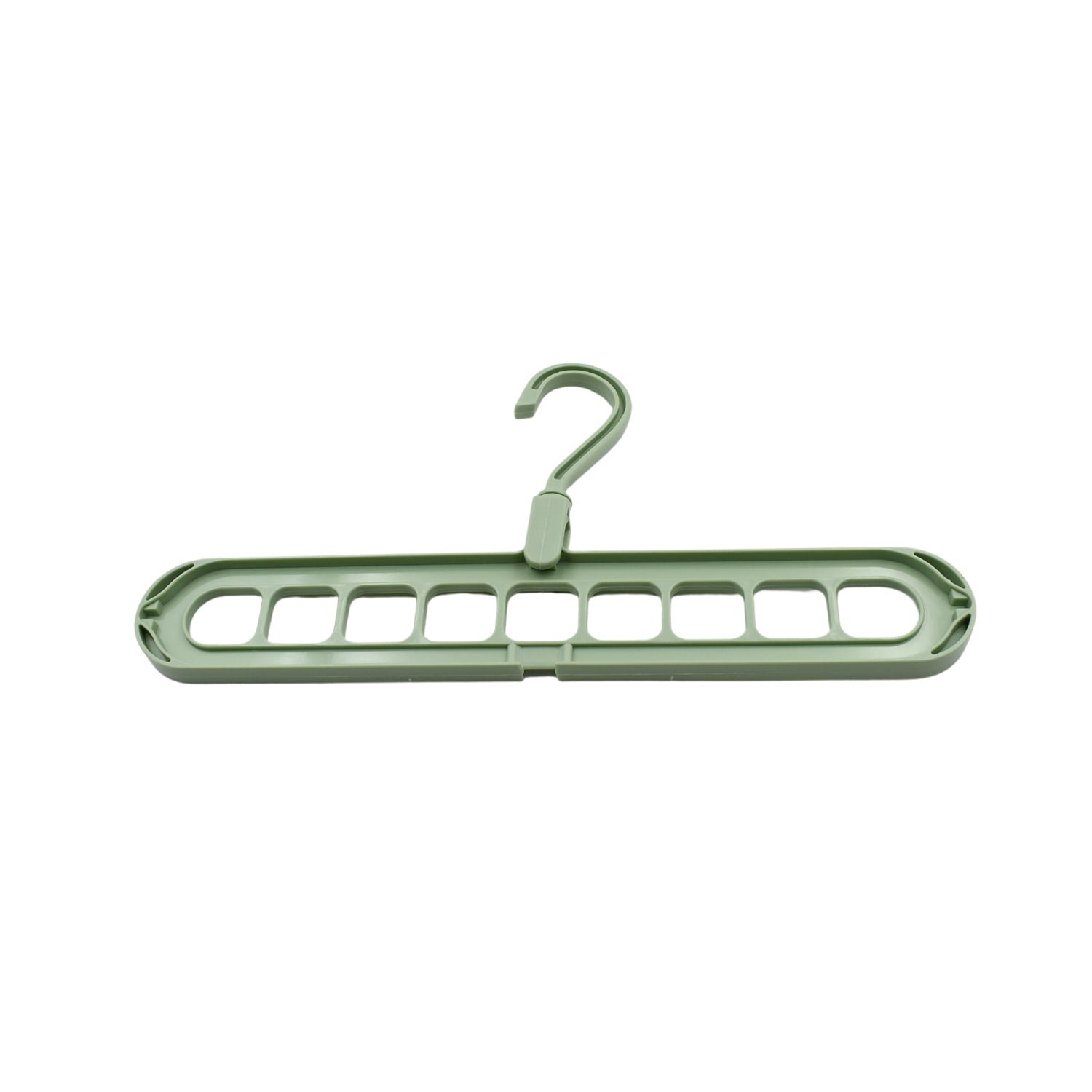 Plastic Hanging Hook - Multi-Hole Wardrobe Organizer for Clothes Storage & Display