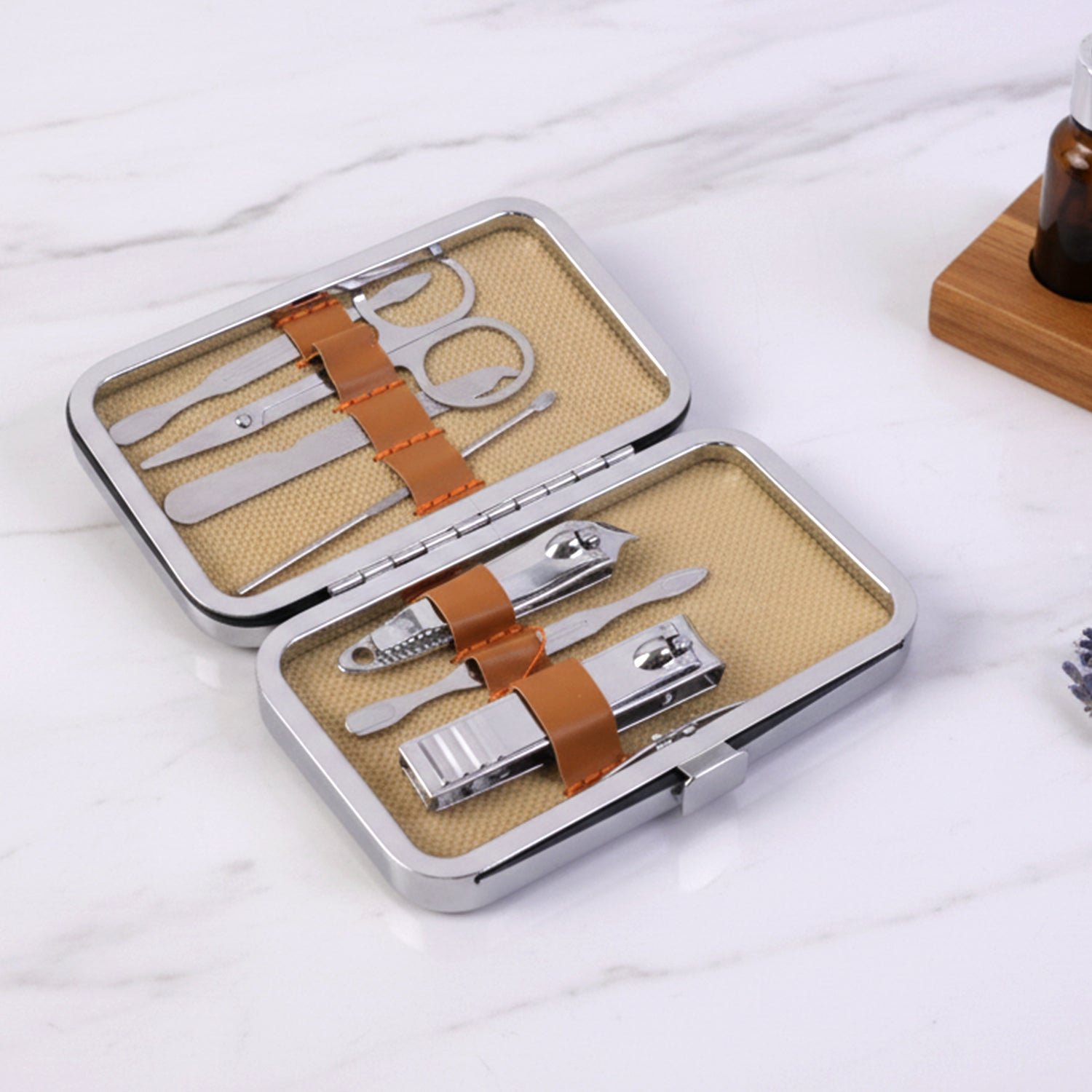 7 in 1 Premium Manicure Pedicure Grooming Kit (1 Set)