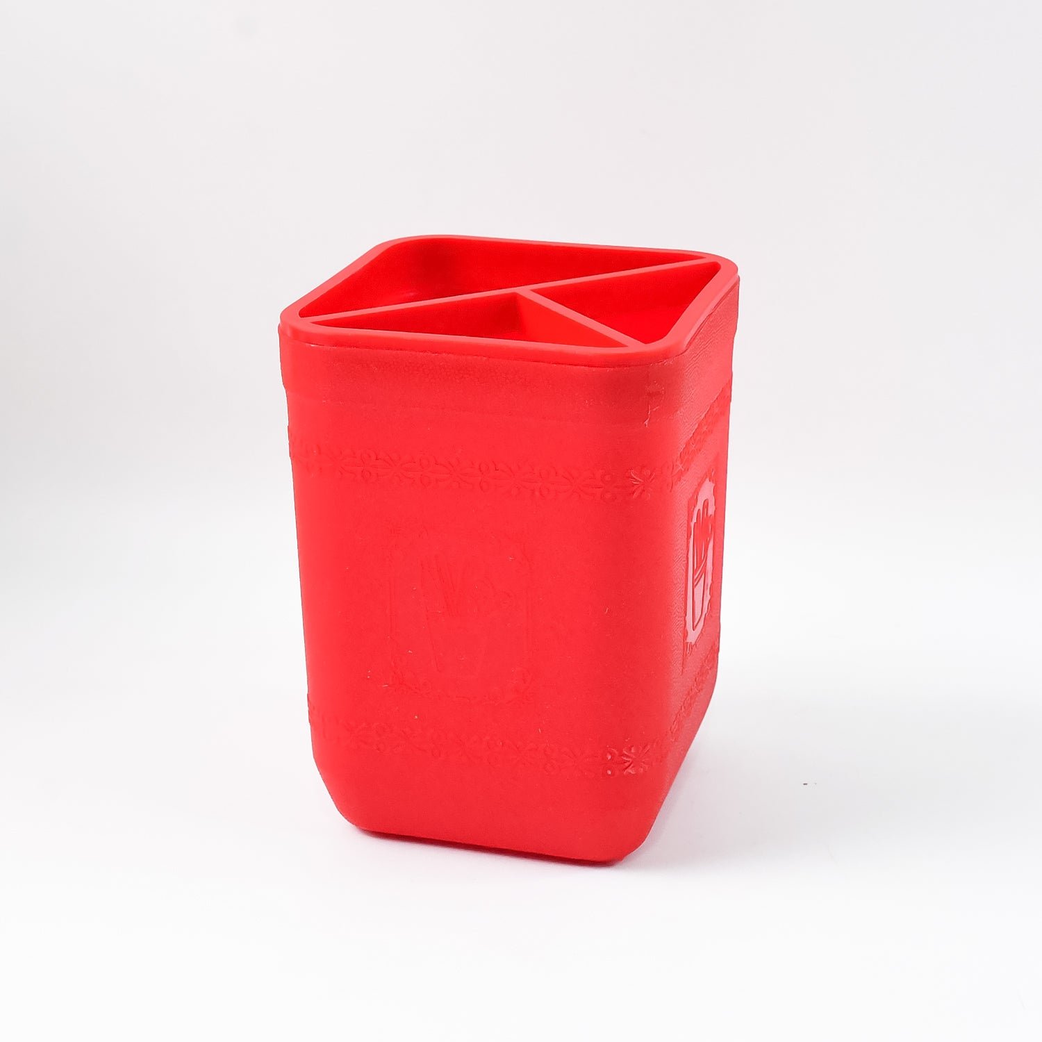 Officemate Pen Stand – Tri-Section Desk Organizer Stationery, Pens, Office Supplies