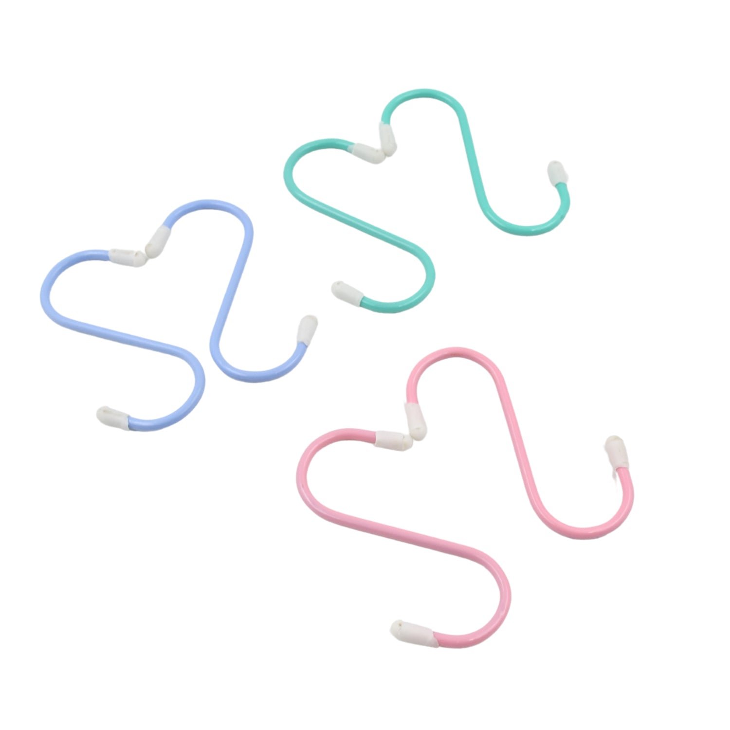 S Shape Metal Hooks for Hanging, Heavy Duty S Shaped Hooks (6 Pcs Set)